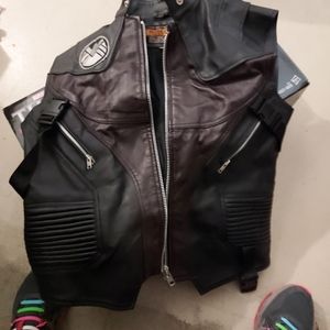Avengers hawk eye leather vest
